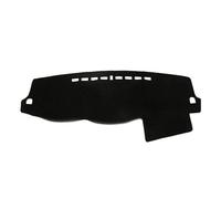 Dashboard Cover Tapis Tapis De Tableau De Bord pour Mitsubishi Pajero Montero 2007-2017 Protection Anti-UV(Le Noir)