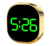 Dashboard Digital Clock - Portable Car Sticker Watch with LED Time Display, Clear LCD Screen, Compact Interior Accessory, Automotive Supply for Dashboards, Van and Travel, 3.8x3.6x1.0cm