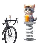 Dashboard Figurines - Cute Acrylic Swinging Cat | Spring Interior Decor