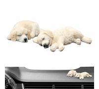 Dashboard Figurines-Wooden Man Figurine 6x2cm| Funny Work Desk, Sleeping Dog Shape Table Decoration Auto Dashboard Ornaments For Office Home Daily Commuting Road Trips Ridesharing Sedans Bookshelf