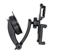 (dashboard holder) 2 in 1 WalkieTalkie Car Mount&Mobile Phone Clip Holder, Handhelds Radio Car SuctionCup BracketAdjustable Mount