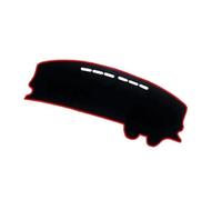 Dashboard Mat Cover Mat Sun Shade Avoid Light Pad Carpets Anti-UV Accessories Sun Visor Dashboard Cover (Black(Red Edge) RHD)