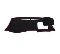 Dashboard Mat Dashboard Cover Pad Sunshade Protective Carpet Dash Mat Dashmat Sun Visor Dashboard Cover (LHD Red)