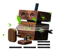 Dashboard Motion Wood - Image secouée activée par la voiture - Décoration de jouet mobile ludique - Décoration de bureau - Cadeau - Exposition mobile humoristique pour S