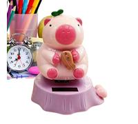 Dashboard Ornament Capybara, Solar Swinging Craft, Car Tool with Classic Style, Decor for Driver Truck, Fun Aid, Practical Support for RV Trailer Tractor Vehicle Automobile Home Balcony Indoor Outdoor