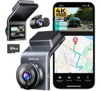 Dashcam 4K Voiture - LEVYS - Résolution 4K avant et 1080P arrière - Capteur STARVIS 2 pour faible luminosité