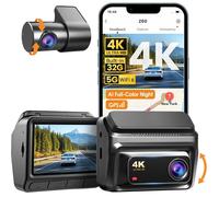 Dashcam DDPAI Z60 Voiture Avant Arrière 4K+1080P Vision Nocturne AI-ISP