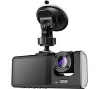Avizar - Dashcam pare-brise avant/arrière intérieur 1080p LED 2 pouces Micro Noir