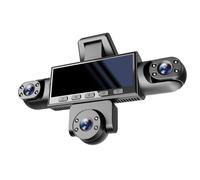 Dashcam Voiture Full HD 1080p Vision 360° Caméra de Recul Noir