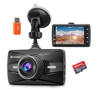 Dashcam Voiture Avant 1080P,Camera Voiture 3 pouce IPS Écran,Dash Cam Grand Angle 170°,Camera Embarquée Voiture avec carte SD 32G,Vision Nocturne,HDR,Enregistrement en Boucle,Capteur G,Parking Monitor