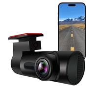 Dashcam Voiture Avant 1080P, Mini Caméra Embarquée, Super Vision Nocturne, Grand Angle 130°, Ouverture F1.8, G-Sensor, WDR, Enregistrement Cyclique, Contrôle des App, Installation Facile