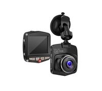 Dashcam Voiture Fixation Ventouse DVR-05 avec Caméra de recul Noir