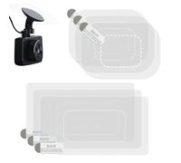 Dashcâm Windshield Sticker - 6pcs Transparent PET Electrostatic Film | For Dash Cam, Reusable Static Cling Mount, Dashboard And Windshield Compatible, Prevents Falling, Easy To Remove Without Residüe