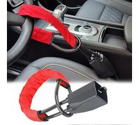 DASHENGFANG Ceinture de Verrouillage du Volant, pour Renault Clio V / 5 2019-2024 Ajustement Antivol De Voitures, Antivol de Volant Voiture pour la Sécurité Voiture,Red