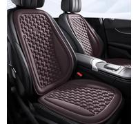 DASHENGFANG Housse de Siege Voiture,pour V-W ID.3 ID3 Pro S Pure Pro Performance 2021-2025 Housse de Protection Siège Voiture -Ensemble de Housses Siège Avant et Arrière,Brown Front SetX2