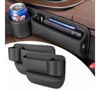 DASHENGFANG Siège de Voiture Gap Filler Pad Bouchon de,pour Renault Scenic 3 Megane Sport Megane 2 Latéral Gap Filler Pad Remplissage Car Styling Seat Gap Accessoires,2 Pack Black