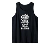 Dasher Dancer Prancer Vixen Whisky Vodka Tequila Blitzen Débardeur