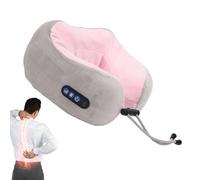 DASHIELL Coussin Nuque Chauffant - 3 Niveaux Électrique Rechargeable Silencieux Support De Massage,Oreiller de Soutien Cervical - pour TV Voyage Pause Assis Lit Canapé Bureau Maison