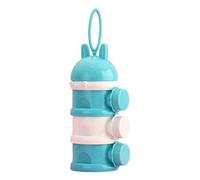 DASHIELL Récipient de formule pour voyage | Récipient à goûter pour à 3 couches, boîte de formule portable, récipient à lait en poudre anti-déversement, boîte à lait