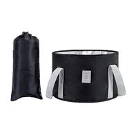 DASHIELL Seau de camping pliable portable - Seau de trempage des pieds Sac de lavage des pieds pliable de voyage portable,Récipient d'eau pliable multifonctionnel pour la pêche, le voyage, le camping,