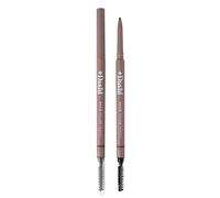 DASHL Brow Filler Pencil - Micro crayon à sourcils - Précision ultra fine - Longue durée - Double face - Avec stylo rétractable et brosse - Traits semblables à des cheveux - 100 % végétalien - Marron