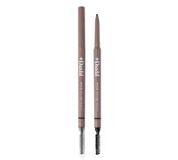 DASHL Brow Filler Pencil - Micro crayon à sourcils - Précision ultra fine - Longue durée - Double face avec stylo rétractable et brosse - Traits semblables à des cheveux - 100 % bois d'ébène