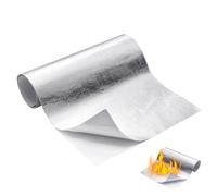 DASIAUTOEM Isolation Thermique, 60 x 280 cm Feuille Isolante Autocollant Fibre de Verre Feuilles Isolant Thermique Voiture Pare Chaleur Adhesif Matériau Réfléchissant pour Tuyau