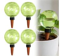 DASIAUTOEM Lot de 4 boules d'irrigation pour plantes, auto-irrigation, boules d'eau pour plantes, irrigation de chambre, balcon et plantes de jardin (vert)