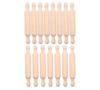 Dasing Lot de 15 mini rouleaux à pâtisserie en bois de 15 cm de long pour la cuisine et le fondant