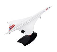 Dasing Modèle d'avion avec pied Concorde Sophonique Passager Jouet Avion Air British Respirable Modélisme Modèles Miniatures Collector pour Display Collection Échelle 1:200