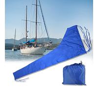 DASJD Tauds de Grand Voile, 600d Toile Oxford Housse de Protection pour Bôme de Voilier, ImperméAble Anti-UV Protections Couverture de Voile de Bateau,11 to 12ft(382x96cm)