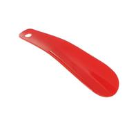 DASJKDI 1 PC 5 couleurs 16 cm cornes de chaussures en plastique noir corne chaussure cuillère forme chausse-pied lève-chaussures Flexible robuste Slip pour Bottes et Chaussures(Red)