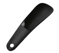 DASJKDI 1 PC 5 couleurs 16 cm cornes de chaussures en plastique noir corne chaussure cuillère forme chausse-pied lève-chaussures Flexible robuste Slip pour Bottes et Chaussures(Black)