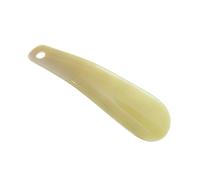 DASJKDI 1 PC 5 couleurs 16 cm cornes de chaussures en plastique noir corne chaussure cuillère forme chausse-pied lève-chaussures Flexible robuste Slip pour Bottes et Chaussures(Gold)