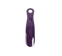 DASJKDI 1 pièces hoehorn plastique chaussure corne cuillère forme chausse-pied Flexible robuste glisse paresseux aide Lifter outils pour Bottes et Chaussures(Purple)