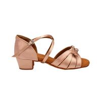 DASJKDI Chaussures de danse for enfants, chaussures latines for filles, salon, jazz moderne, sandales d'entraînement for salsa et tango pour Femme pour Jazz/Latin/Standard/Rumba(Blue,28 (19cm))