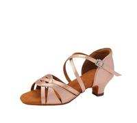 DASJKDI Chaussures de danse latine à talons bas for enfants, vente en gros, for filles pour Femme pour Jazz/Latin/Standard/Rumba(Black,40)