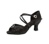 DASJKDI Chaussures de danse latine for femmes, chaussures pole dance, salsa, tango moderne, talons hauts, latines réglables for filles et pour Femme pour Jazz/Latin/Standard/Rumba(Brown,34)