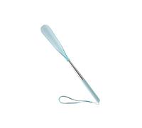 DASJKDI Corne de chaussure rétractable portative d'acier inoxydable aide facile à porter cuillère longue poignée chausse-pieds personnes âgées pour Bottes et Chaussures(Blue)