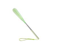 DASJKDI Corne de chaussure rétractable portative d'acier inoxydable aide facile à porter cuillère longue poignée chausse-pieds personnes âgées pour Bottes et Chaussures(Green)