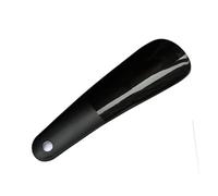 DASJKDI Cornes de chaussures à manche court, 16cm, en plastique, spatule usage domestique, portabilité voyage, lève-chaussures, 1 pièces pour Bottes et Chaussures(Black)