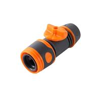 DASJKDI Raccord Rapide for Tuyau 1/2" 3/4" r 180°, coude Rotatif à dégagement, raccord for Jardin, Agriculture, Serre, Irrigation, Lave-Auto pour début et Fin(Valve)