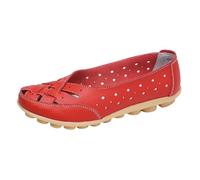 Dasongff Ballerines Femme Petit Talon Confortable Ballerine Plates Bout Fermé Chaussures à Enfiler Pied Large Chaussures Travail Antidérapant Maille Respirant Slip-ins et Semelle Souple