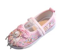Dasongff Ballerines Fille Sandales Bébé Fille Garçons Chaussures Premier Pas pour Enfants Cuir Souple Sandale D'été Bout Fermé Chaussures Chinoises Classiques Décontractées de tai-chi