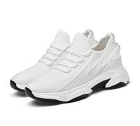 Dasongff Baskets Rehaussantes Homme avec Talon invisible 6cm/8cm/10cm Taller, Sneakers Maille Mode Bout Rond Chaussures de Sports Ascenseur à Lacets Compensée Marche Gym Course Basquet Randonnée