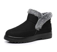 Dasongff Bottes Barefoot Homme Femme Hiver Doublure en Fourrure Chaude Bottines de Neige Minimaliste Confort Boots