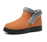 Dasongff Bottes Barefoot Homme Femme Hiver Doublure en Fourrure Chaude Bottines de Neige Minimaliste Confort Boots