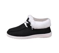 Dasongff Bottes de Neige Femme Bottines D'Hiver Bottines Légères Et Chaudes avec Fermeture éclair Latérale Bottes de Marche Antidérapantes Pour L'extérieur Pas Cher