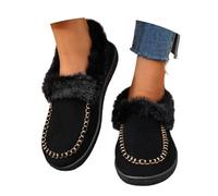 Dasongff Bottes De Neige Femme Mocassins Pantoufles Bottes D'Hiver Chaudes Bottines Chaussures D'ExtéRieur Doublées De Fourrure Pour Femmes Pas Cher