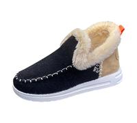 Dasongff Bottes De Neige Mocassins Pour Femmes Pantoufles Bottes D'Hiver Chaudes Bottines Chaussures D'ExtéRieur DoubléEs De Fourrure Pour Femmes Pas Cher